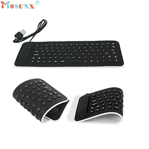 Portable USB Flexible Silicone Keyboard