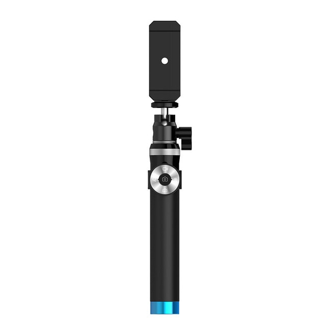 Luxury Bluetooth Monopod Selfie Stick Handheld Brushed Metal