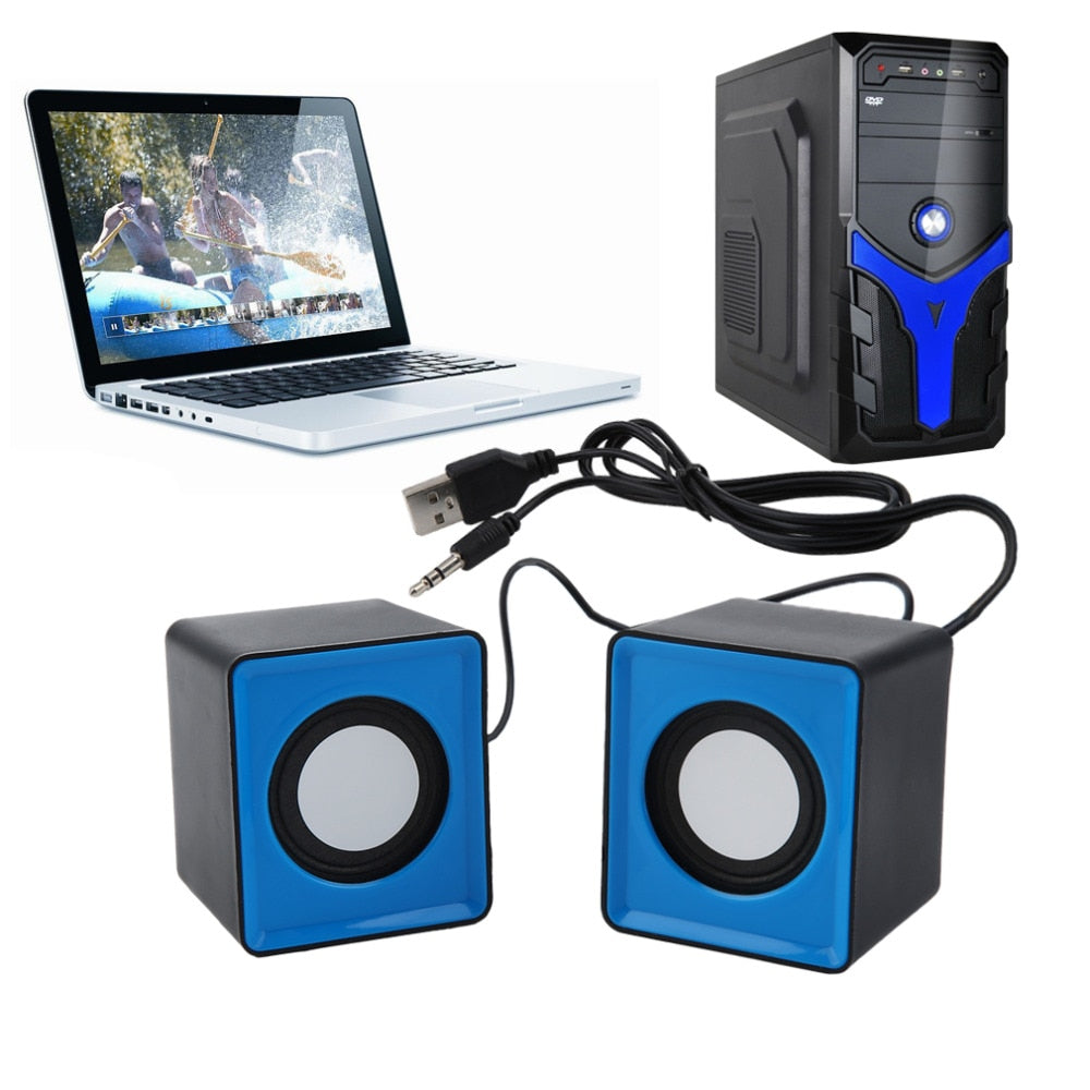 Dpower Portable Mini USB 2.0 speakers Music Stereo