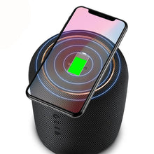 Load image into Gallery viewer, Portable Bluetooth Speaker With Qi Wireless Charger For iPhone X Samsung Xiaomi